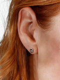 Kit Heath Coast Pebbles sterling silver stud earrings - British product