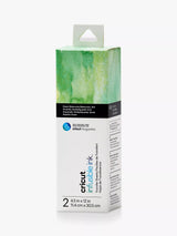 John Lewis Cricut Infusible Ink Green Watercolour Transfer Sheets Pack of 2 4.5 x 12 Inches- Buy online at McGrocer