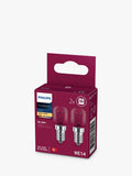 Philips oven bulbs 25W E14 clear set of 2, UK version