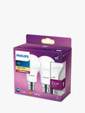 Philips 13W B22 LED bulb warm white 2-pack, imported from the UK
