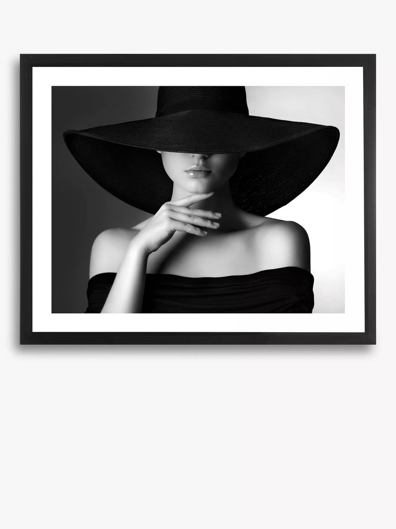 Brookpace Lascelles framed print Mystery Lady II 71 x 81cm (British brand)