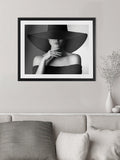 Brookpace Lascelles framed print Mystery Lady II 71 x 81cm (British brand)