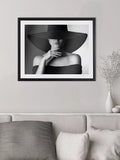 Brookpace Lascelles framed print Mystery Lady II 71 x 81cm (British brand)