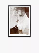 John Lewis Brookpace Lascelles Anna Bulow 'Untold Stories' Limited Edition Framed Print Grey 73 x 54cm- Buy online at McGrocer
