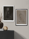 Brookpace Lascelles Anna Bulow Flow 4 framed print 75x55cm - British product