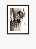 Brookpace Lascelles Camera Girl framed print 75x55cm, UK version