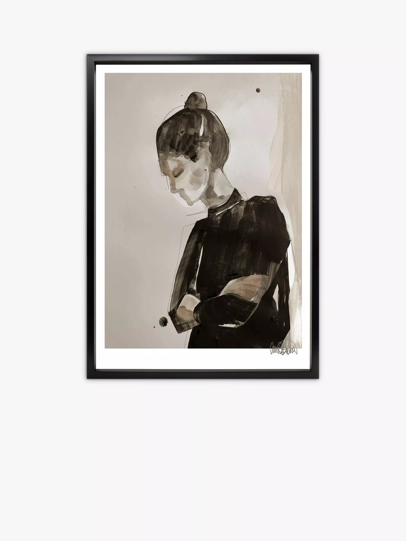 Brookpace Lascelles Anna Bulow Falling Objects framed print (British brand)