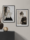 Brookpace Lascelles Anna Bulow Falling Objects framed print (British brand)