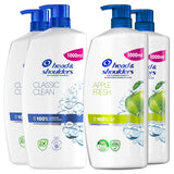 Head & Shoulders Classic Clean & Apple Anti Dandruff Shampoo 2 x 1L