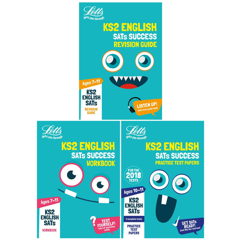Lot SATS Pack de 3 livres éducatifs, importé du Royaume-Uni