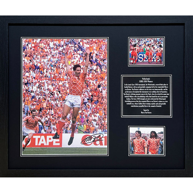Allstarsignings signed Marco Van Basten football photo 30x40 cm, UK version