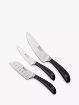 John Lewis Robert Welch Signature Home Chef Stainless Steel Kitchen Knife Set, 3 Piece- Buy online at McGrocer