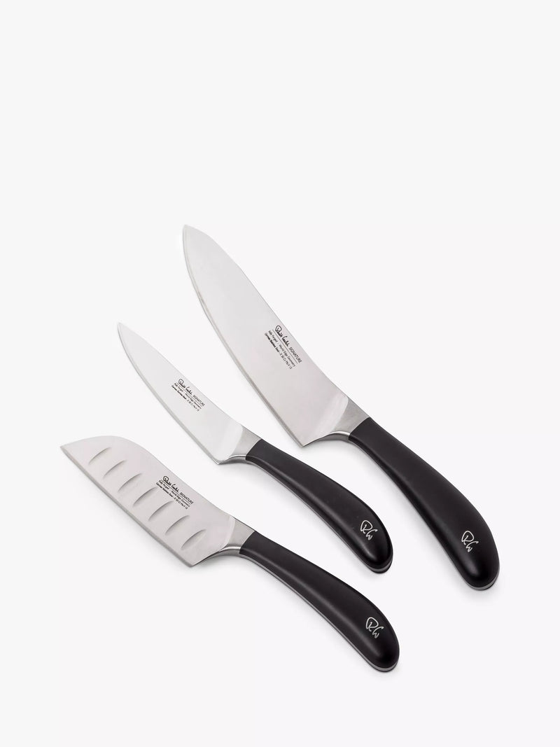 Robert Welch 3 piece stainless steel knife set - British product