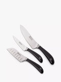 Robert Welch 3 piece stainless steel knife set - British product