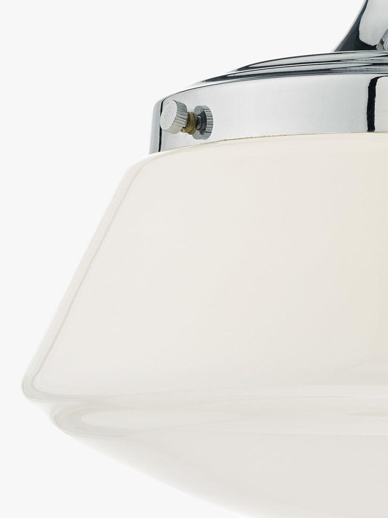 Där Caden semi-flush ceiling light polished chrome, UK version