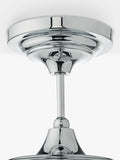 Där Caden semi-flush ceiling light polished chrome, UK version