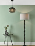 Där Demarius smoked glass pendant light, imported from the UK