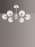 Där Tyka semi flush ceiling light polished chrome, imported from the UK