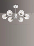 Där Tyka semi flush ceiling light polished chrome, imported from the UK