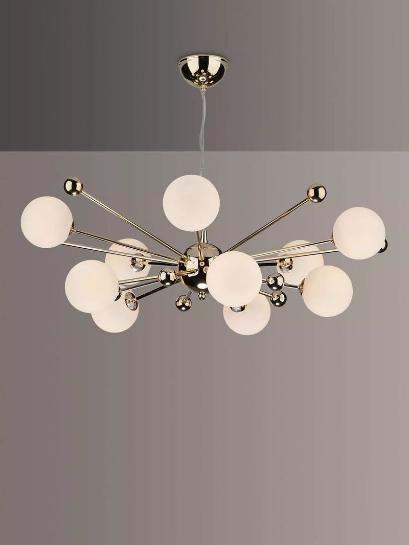 Där oversized ceiling light in polished gold, imported from the UK
