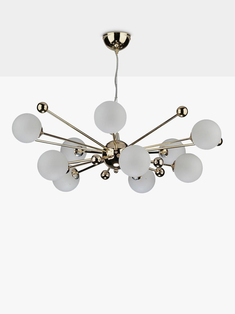 Där oversized ceiling light in polished gold, imported from the UK