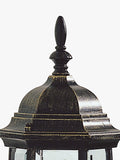 Där Hambro outdoor wall light black/gold cast aluminium (British brand)
