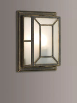 John Lewis Där Trent Outdoor Wall Light, Black/Gold- Buy online at McGrocer