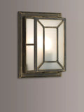 Där outdoor wall light black gold IP44, UK version
