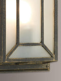 Där outdoor wall light black gold IP44, UK version