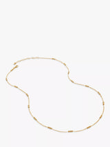 John Lewis Monica Vinader Triple Beaded Chain Necklace 45-50cm- Buy online at McGrocer