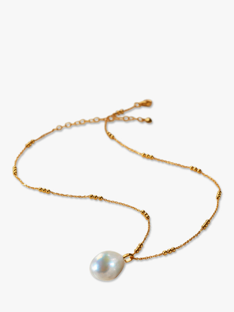 Monica Vinader triple beaded chain necklace 45-50cm - British product