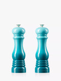 Le Creuset salt and pepper mills classic set of 2 teal (British brand)