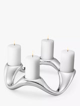 John Lewis Georg Jensen Cobra Round Candlestick- Buy online at McGrocer