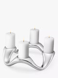 Georg Jensen Cobra round candlestick 33cm wide - British product