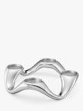 Georg Jensen Cobra round candlestick 33cm wide - British product