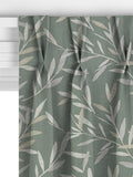 John Lewis Langley leaf embroidery curtain in Dark Duck Egg, UK version