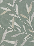 John Lewis Langley leaf embroidery curtain in Dark Duck Egg, UK version
