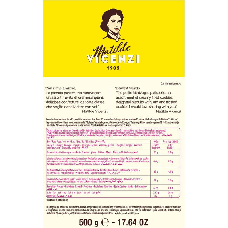 Vicenzi MiniVoglie Assorted Pastry 500g (British brand)