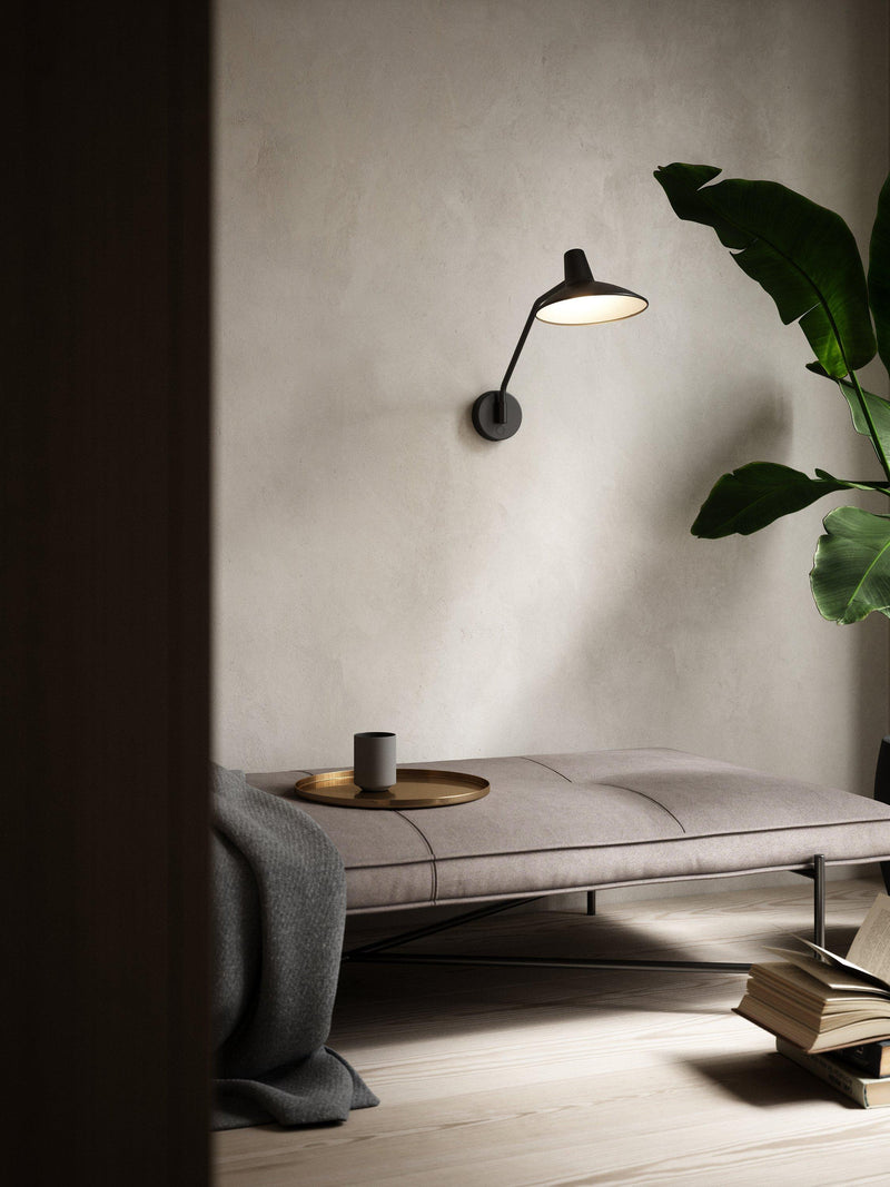 Nordlux Darci touch wall light black adjustable - British product