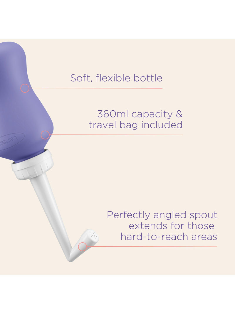 Lansinoh Post Birth Wash Bottle for perineal cleansing, UK version