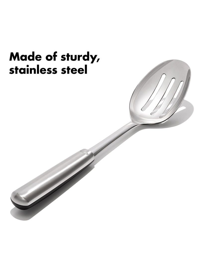 OXO Stainless Steel Slotted Spoon, imported from the UK