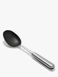 OXO stainless steel solid spoon with silicone head, imported from the UK