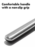 OXO stainless steel solid spoon with silicone head, imported from the UK