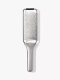 OXO etched stainless steel fine grater non-slip handle, UK version
