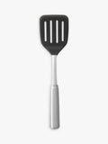 OXO stainless steel slotted turner with flexible silicone head, imported from the UK