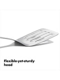 OXO stainless steel slotted cooking turner, imported from the UK
