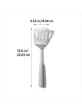 OXO stainless steel slotted cooking turner, imported from the UK