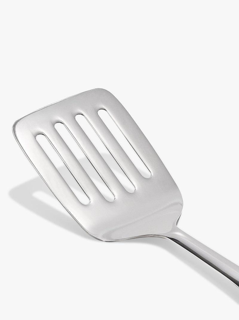 OXO stainless steel slotted cooking turner, imported from the UK