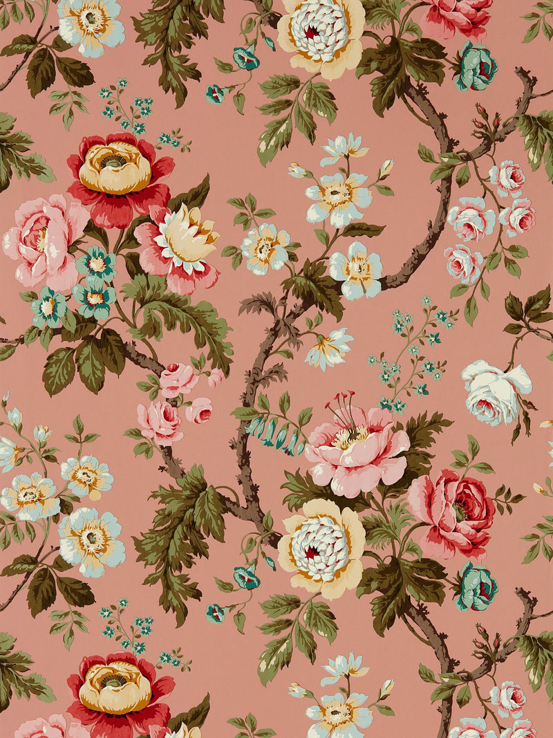 Sanderson Hykenham floral wallpaper (British brand)