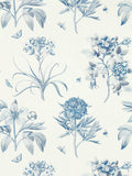 Sanderson Etchings Roses wallpaper design (British brand)